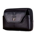 Cell Phone Pouch Leather Belt Clip Carrying Case Pouch Crossbody Bag Black 
