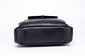 Genuine Leather Ipad Messenger Bag Crossbody Satcel Sturdy Handbag Black