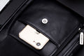 Genuine Leather Ipad Messenger Bag Crossbody Satcel Sturdy Handbag Black