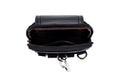 Leather Mini Small Shoulder Bag Belt Clip Holster Cell Phone Pouch Black