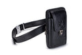 Leather Mini Small Shoulder Bag Belt Clip Holster Cell Phone Pouch Black