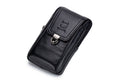 Leather Mini Small Shoulder Bag Belt Clip Holster Cell Phone Pouch Black