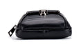Leather Mini Small Shoulder Bag Belt Clip Holster Cell Phone Pouch Black