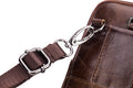 Leather Mini Small Shoulder Bag Belt Clip Holster Cell Phone Pouch Brown