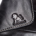 Leather Sling Bag for Men Women Casual Crossbody Small Chest Bag Coffee