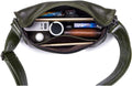 Men Casual Messenger Bags Genuine Leather Shoulder Ipad Tablet Bag Green
