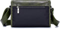 Men Casual Messenger Bags Genuine Leather Shoulder Ipad Tablet Bag Green