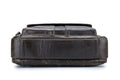 Men Genuine Leaher 10 Inch Laptop Waterproof Zipper Shoulder Messenger Bag Iron