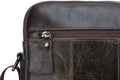 Men Genuine Leaher 10 Inch Laptop Waterproof Zipper Shoulder Messenger Bag Iron