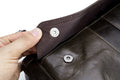 Men Genuine Leaher 10 Inch Laptop Waterproof Zipper Shoulder Messenger Bag Iron