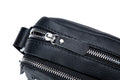 Men Genuine Leather Bags Shoulder Everyday Casual Messenger Handbag Black