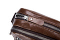Men Genuine Leather Bags Shoulder Everyday Casual Messenger Handbag Brown