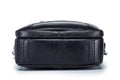 Men Genuine Leather Casual Small Shoulder Messenge Business Crossbody Bag Black