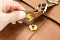 Men Genuine Leather Shoulder Bag Travel Messenger Bags Handbag Briefcase Brown