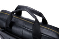 Men Leather 14 Inch Laptop Briefcase Bag Waterproof Messenger Bag Handbag Black