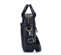 Men Leather 14 Inch Laptop Briefcase Bag Waterproof Messenger Bag Handbag Black