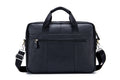 Men Leather 14 Inch Laptop Briefcase Bag Waterproof Messenger Bag Handbag Black