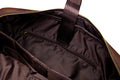 Men Leather 14 Inch Laptop Briefcase Bag Waterproof Messenger Bag Handbag Brown