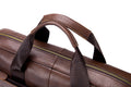 Men Leather 14 Inch Laptop Briefcase Bag Waterproof Messenger Bag Handbag Brown