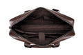 Men Leather Briefcase Large Capacity Business Laptop Messenger Bag Handbag Brown