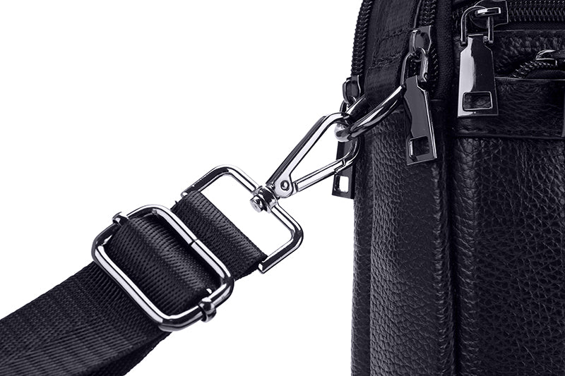 Men Leather Messenger Bag Shoulder Crossbody Small Vintage Handle Handbag
