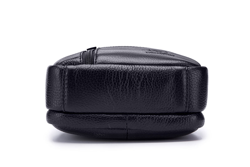 Men Leather Messenger Bag Shoulder Crossbody Small Vintage Handle Handbag