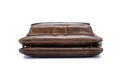 Men Leather Shoulder Bag Messenger Crossbody Travel Pack Bag Brown