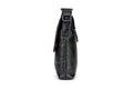 Men Leather Shoulder Bags Retro Small Messenger Satchel Travel Bag Black