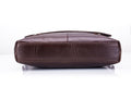 Men Leather Shoulder Bags Retro Small Messenger Satchel Travel Bag Coffee