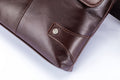 Men Leather Shoulder Bags Retro Small Messenger Satchel Travel Bag Coffee
