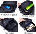 Men Leather Sling Bag Casual Crossbody Chest Bags Travel Daypack Black