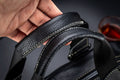 Men Leather Travel Duffle Bag Overnight Gym Sports Weekend Bag Black