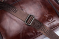Men Leather Travel Duffle Bag Overnight Gym Sports Weekend Bag Brown