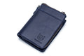 Men Leather Travel Secure Bifold RFID Wallet Large Capacity Wallet Blue