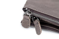 Men Leather Travel Secure Bifold RFID Wallet Large Capacity Wallet Grey