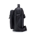 Men Shoulder Bag Leather Shoulder Multifunctional Vintage Messenger Bag Black