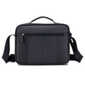 Men Shoulder Bag Leather Shoulder Multifunctional Vintage Messenger Bag Black