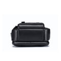 Men Shoulder Bag Leather Shoulder Vintage Casual Leather Business Bag Black