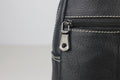 Men Sling Crossbody Bag Leather Shoulder Chest Outdoor Casual Pack Black