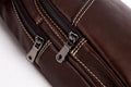 Men Sling Crossbody Bag Leather Shoulder Chest Outdoor Casual Pack Brown