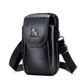 Men Small Crossbody Bags Small Cell Phone Purse Mini Travel Wallet Black