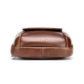 Men Small Crossbody Bags Small Cell Phone Purse Mini Travel Wallet Brown