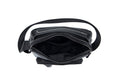 Men Vintage Leather Messenger Bags Shoulder Handbag For 7.9inch Ipad Black
