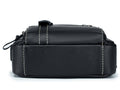 Men Vintage Leather Messenger Bags Shoulder Handbag For 7.9inch Ipad Black