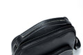 Men Vintage Leather Messenger Bags Shoulder Handbag For 7.9inch Ipad Black