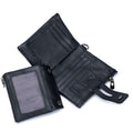Men Wallet Genuine Leather Bifold Wallets With Anti-theft Chain Black