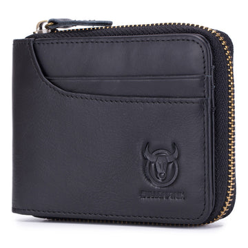 Men's Leather Wallet RFID Blocking Bifold Wallets Credit Cards Holder