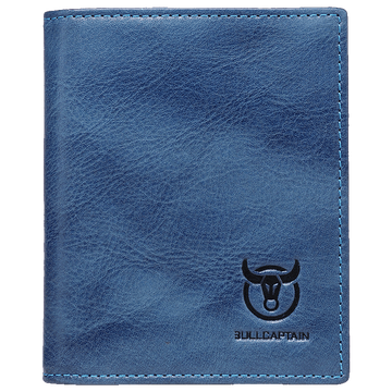 Men's New Design Real Leather Wallet RFID Bifold Credit Card Holder