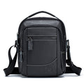 Men's Genuine Leather Shoulder Bag Messenger Briefcase CrossBody Handbag Black