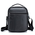 Men's Genuine Leather Shoulder Bag Messenger Briefcase CrossBody Handbag Black